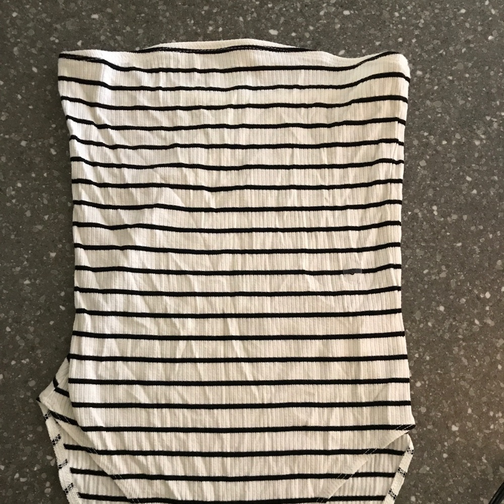striped american eagle body suit size small